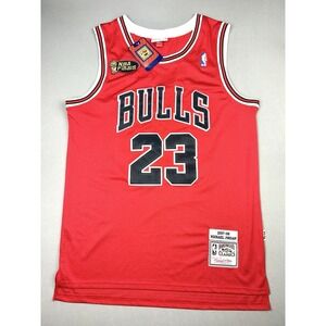 Chicago Bulls Men's L Mitchell & Ness Hardwood Classic Michael Jordan Jersey NWT